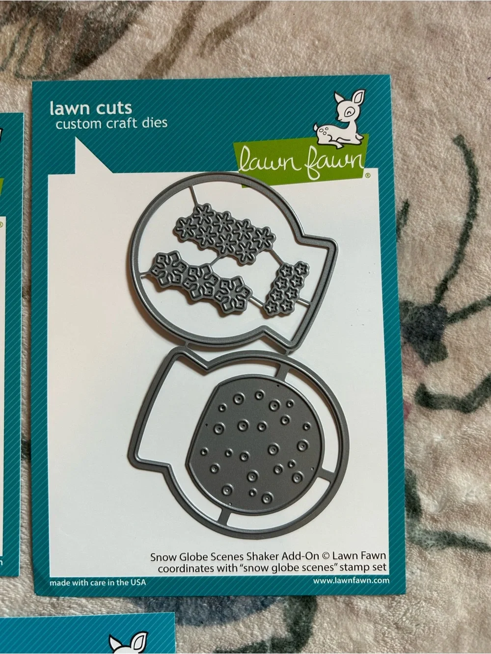 Lawn Fawn Christmas Snow Globe Dies and Stamps Set